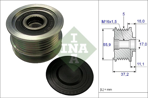 Alternator Freewheel Clutch